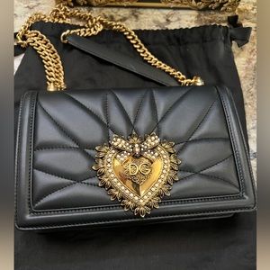 Dolce & Gabbana Medium Devotion Quilt Bag- authentic
